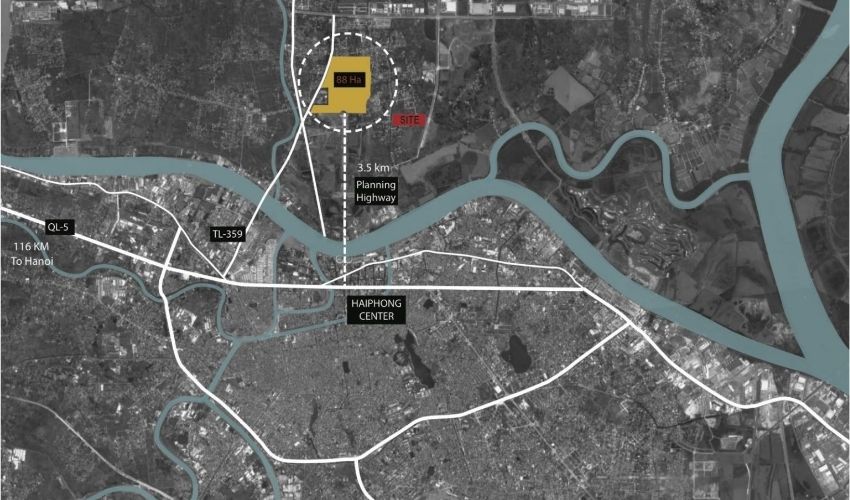 Hoàng Huy Green River có hệ thống giao thông hiện đại hàng đầu tại Thủy Nguyên