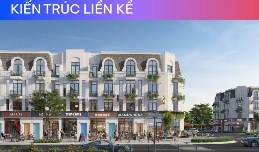 Liền kề Vlasta Thủy Nguyên sau khi hoàn thiện