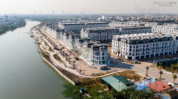 Tiến độ Hoàng Huy Green River Hoa Động tháng 1/2206