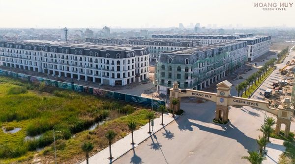 Dự án Hoàng Huy Green River đang hoàn thiện để bàn giao nhà