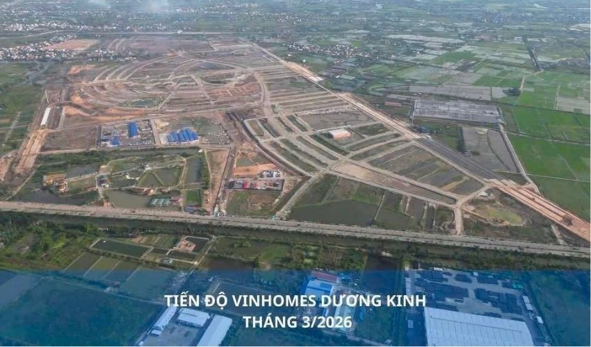 Tiến độ dự án Vinhomes Dương Kinh