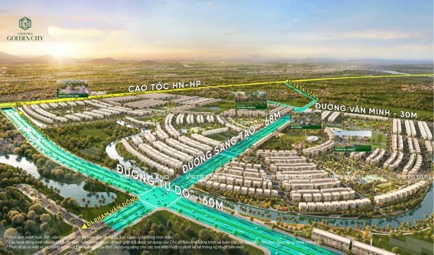 Dự án Vinhomes Dương Kinh sau khi hoàn thiện