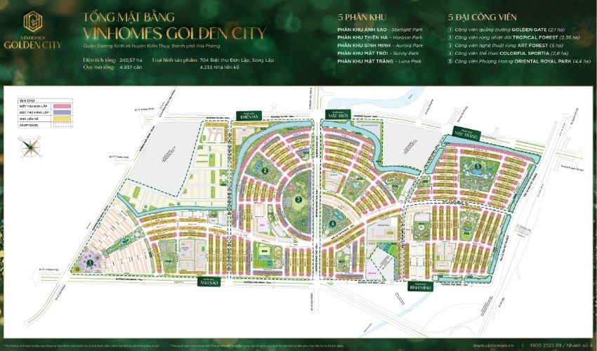 Xây dựng mặt bằng dự án Vinhomes Dương Kinh Hải Phòng