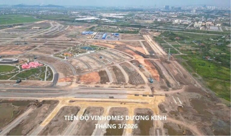 Toàn cảnh tiến độ dự án Vinhomes Dương Kinh Hải Phòng hiện nay